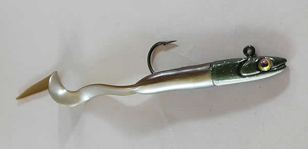 bill hurley fishing lures Bill Hurley Swimming Sandeel 7" 6pk Olive