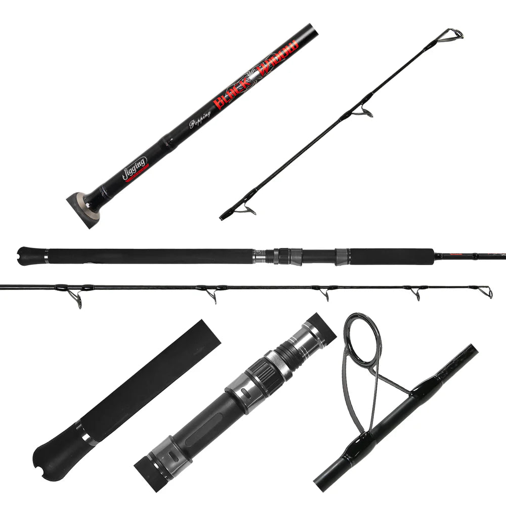 Jigging World Black Widow 2.0 Popping Spinning Rods – Fisherman's