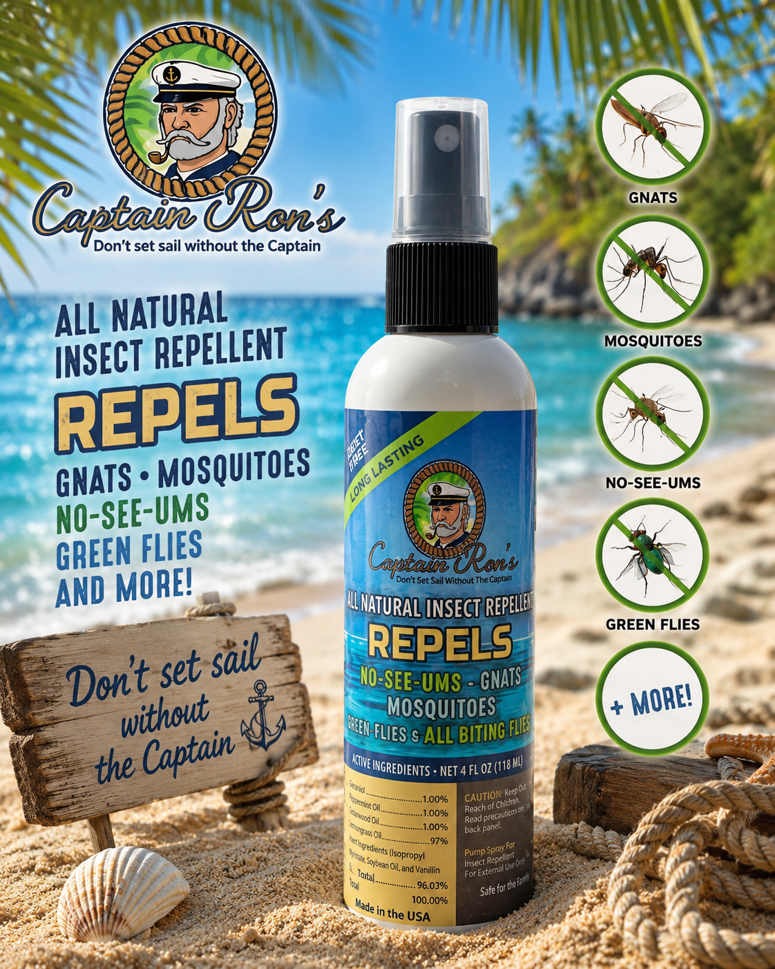 Captain Ron S Bug Spray