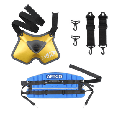 Aftco Fish Fighting Belt, Harness & Strap Bundle