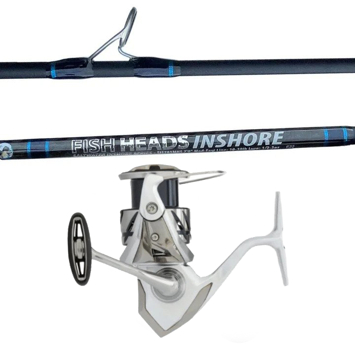 Fish Heads 7' Inshore Rod & Shimano Stradic FM Reel Combo – Fisherman's Headquarters Fish Heads 7' Inshore Rod & Shimano Stradic FM Reel Combo – Fisherman's Headquarters