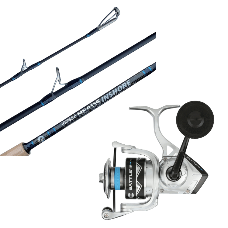 Fish Heads Inshore Rod/PENN Battle IV DX Bundle