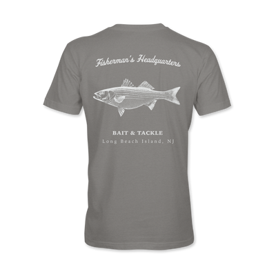 Fish Heads Striped Bass Comfort Colors T-Shirt