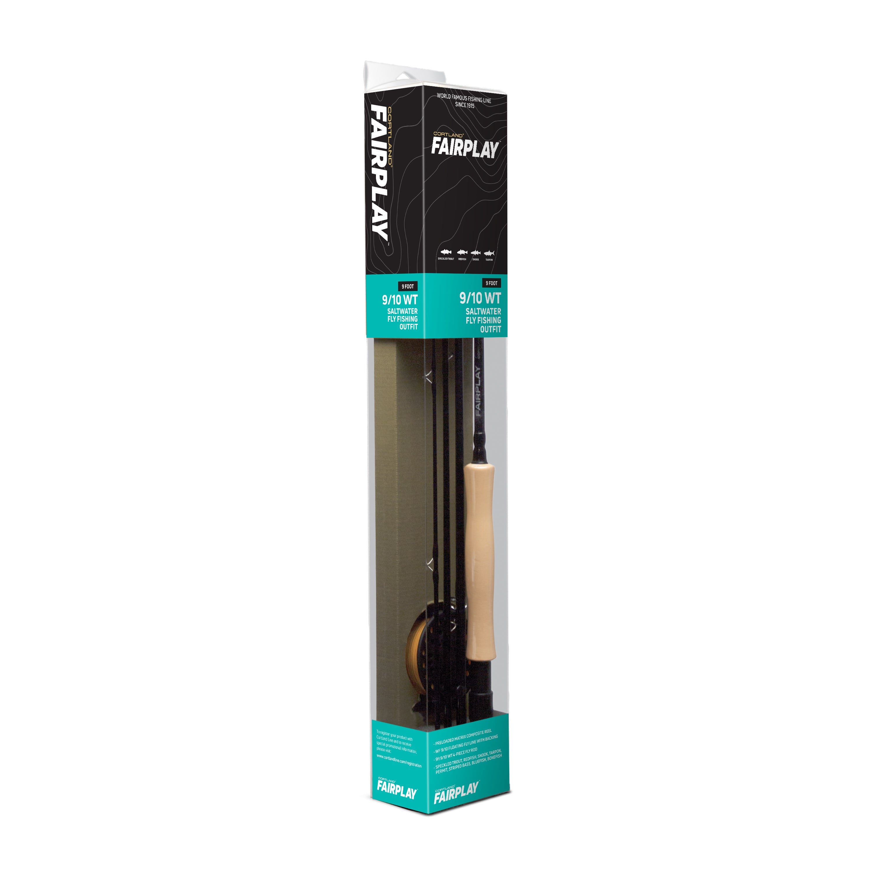 cortland fly rods and reels Fairplay Saltwater Fly Fishing Outfit