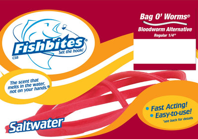 Fishbites Bag O' Worms Fast Acting Bloodworm Alternative
