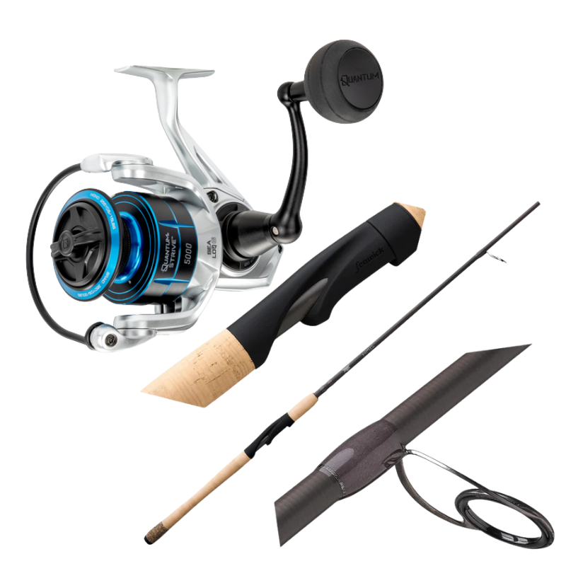 Fenwick HMG Inshore Spinning Combo w/ Quantum Strive Reel – Fisherman's Headquarters Fenwick HMG Inshore Spinning Combo w/ Quantum Strive Reel – Fisherman's Headquarters