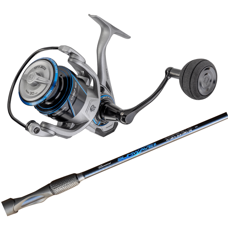 Tsunami Slim Wave II 7'0 Spinning & Quantum Cabo 4000 Combo – Fisherman's Headquarters