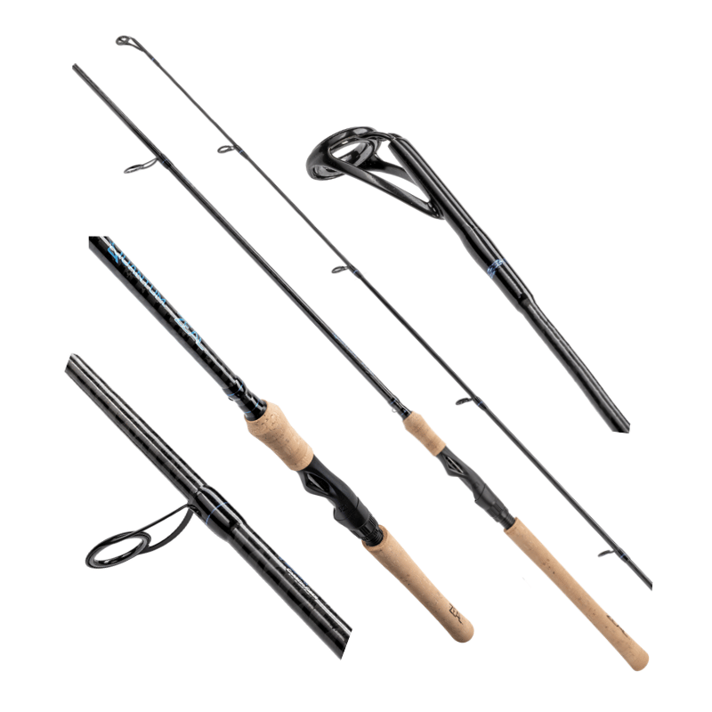 bioluminsicent fishing pole name Quantum ZLS701MH1220MF Zeal Spinning Rod 7' 12-20lb