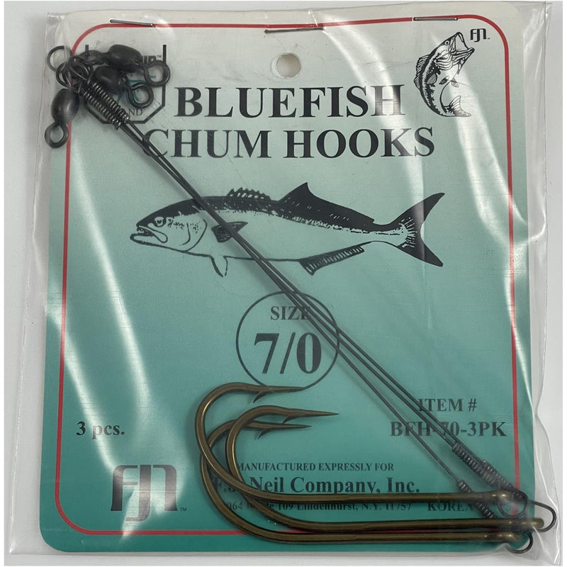 Dolphin Bluefish Chum Hooks With 6" Wire Leader