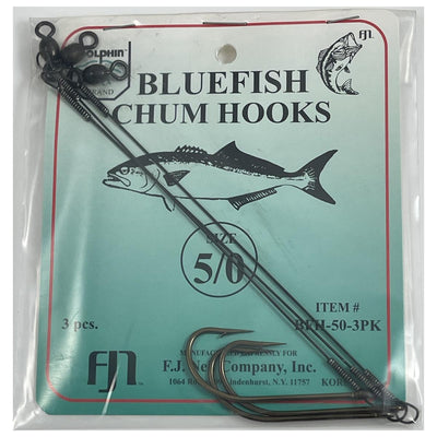 Dolphin Bluefish Chum Hooks With 6" Wire Leader