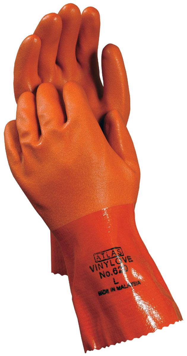 Showa Vinylove 620 Chem Resistant Glove Orange