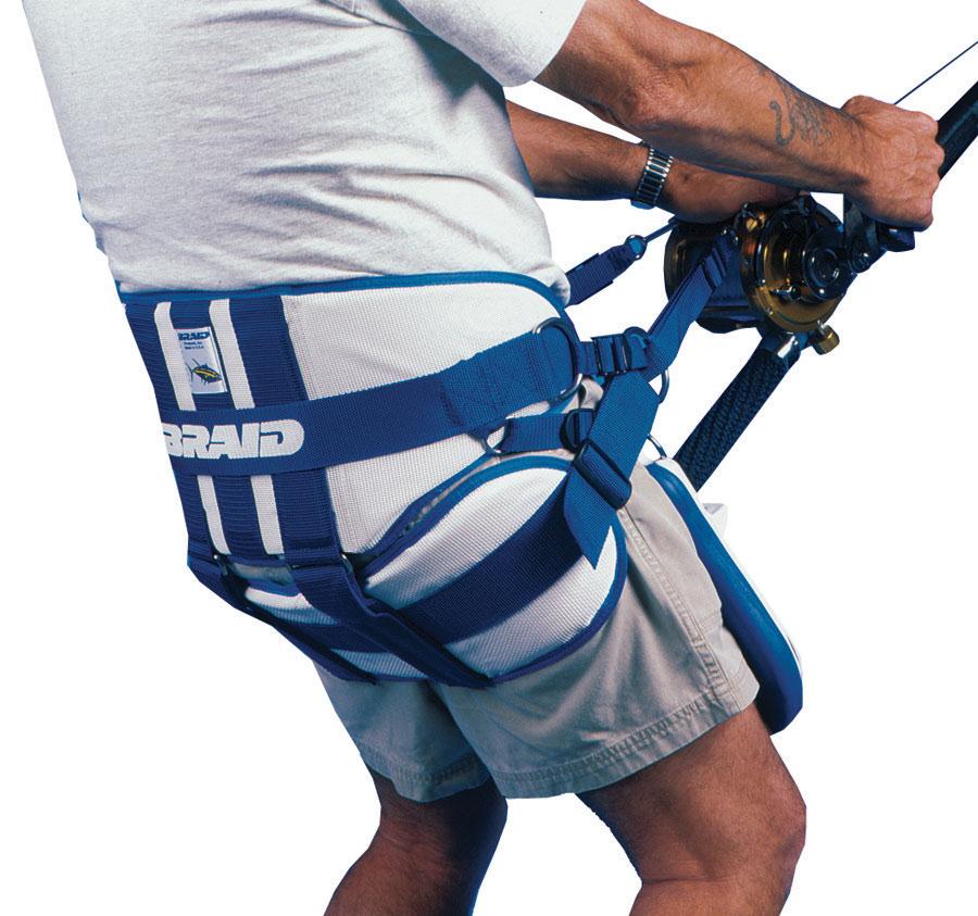 deep sea fishing pole harness Braid 30800 Power Play Fighting Harness – Fisherman's Headquarters