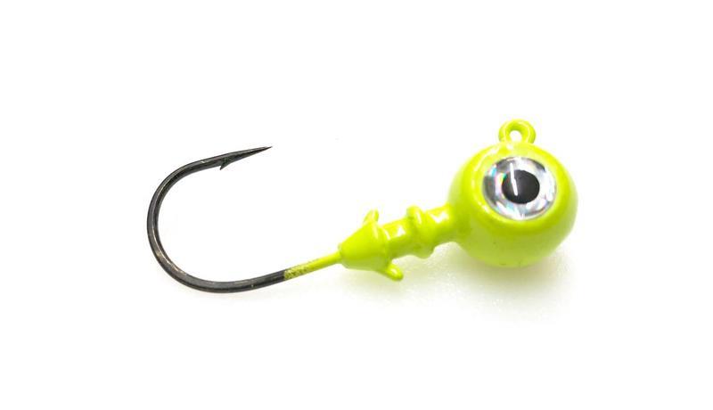 MagicTail Round Head Big Eye Jigheads - Fisherman's Headquarters
