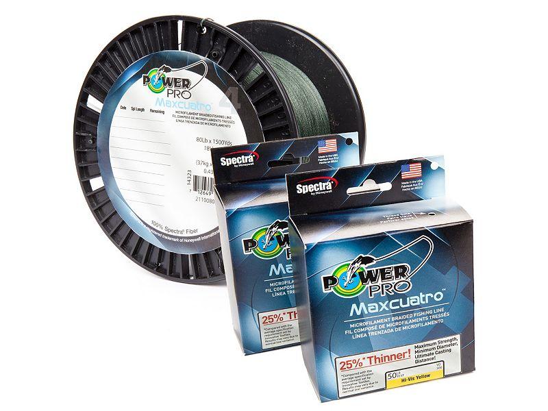 power pro 50 lb braided fishing line PowerPro Maxcuatro Fishing Line, 50lb