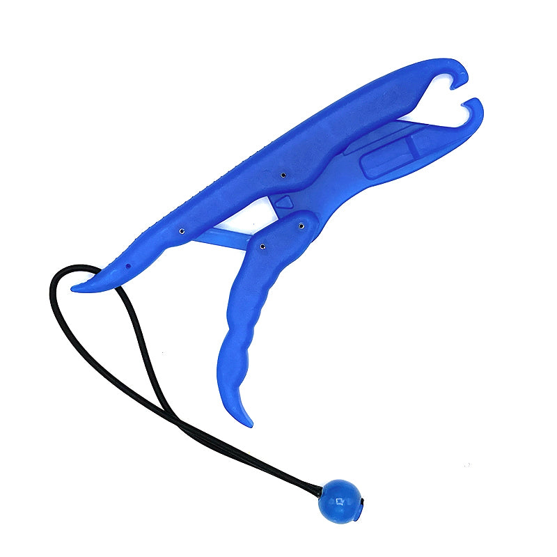 A fish grip lipper for removing hooks in blue