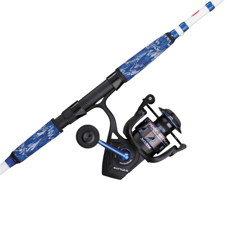 penn first strike fishing rod Battle IV Spinning Combo while the HT PENN Slammer II - PENN