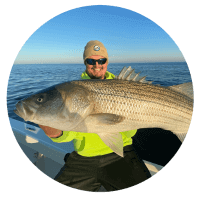 Striped bass fishing gear and tackle