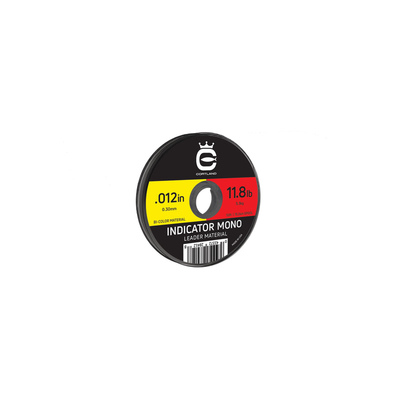 Cortland Indicator Mono Leader Material - Bi-color