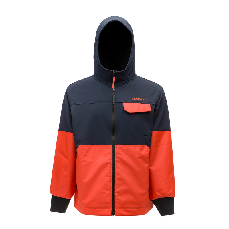 Grundens FishPicking Full Zip Jacket - Navy/Orange