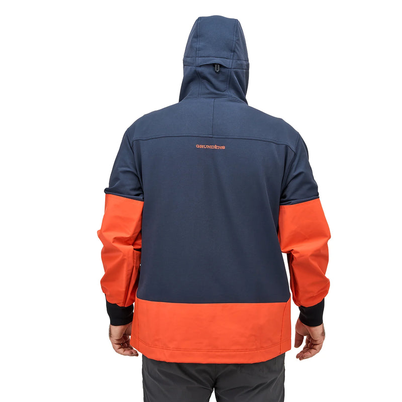 Grundens FishPicking Full Zip Jacket - Navy/Orange