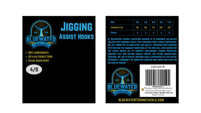 Bluewater Fishing Tackle Jigging Assist Hooks