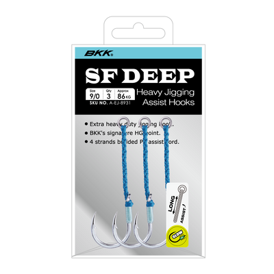 BKK SF Deep Long Heavy Jigging Assist Hooks