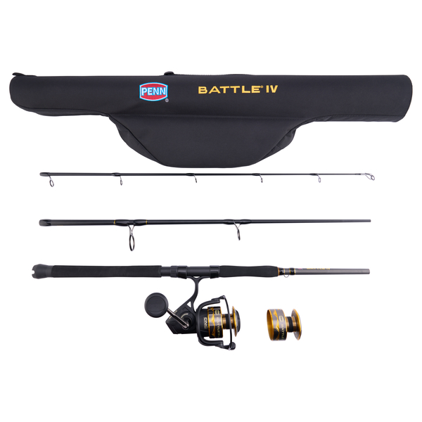 Penn Battle IV Travel Spinning Combo 3-piece 7'0