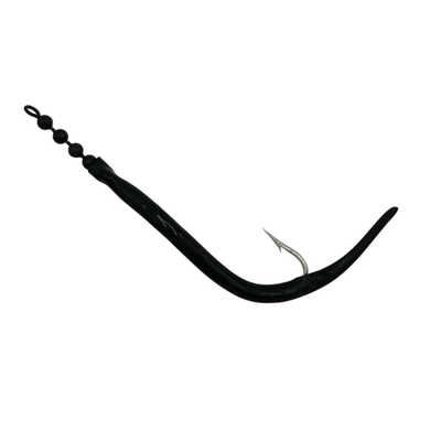 Bead Chain TER-4 Tube Eel Replacement Tubed Hook with a Bead Chain Leader