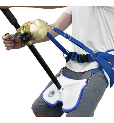 deep sea fishing pole harness Frdhee Shoulder Back Harness, Adjustable Fishing Fighting Belt Fishing Rod Holder Vest for Fishing Big Fish, Small, Blue : Sports & Outdoors Built Tough with Premium Materials Constructed with ultra Tips for Using a Fishing