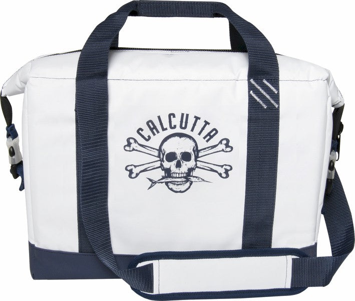Calcutta CSSCW-24P Pack Series Soft Sided Cooler, 24-Can, Carry Strap and Handle, White