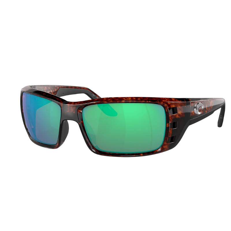 Costa Permit Polarized Sunglasses Tortoise Frame Green Mirror
