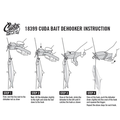 Cuda 18399 Bait Dehooker - Designed for use with Sabiki Rigs
