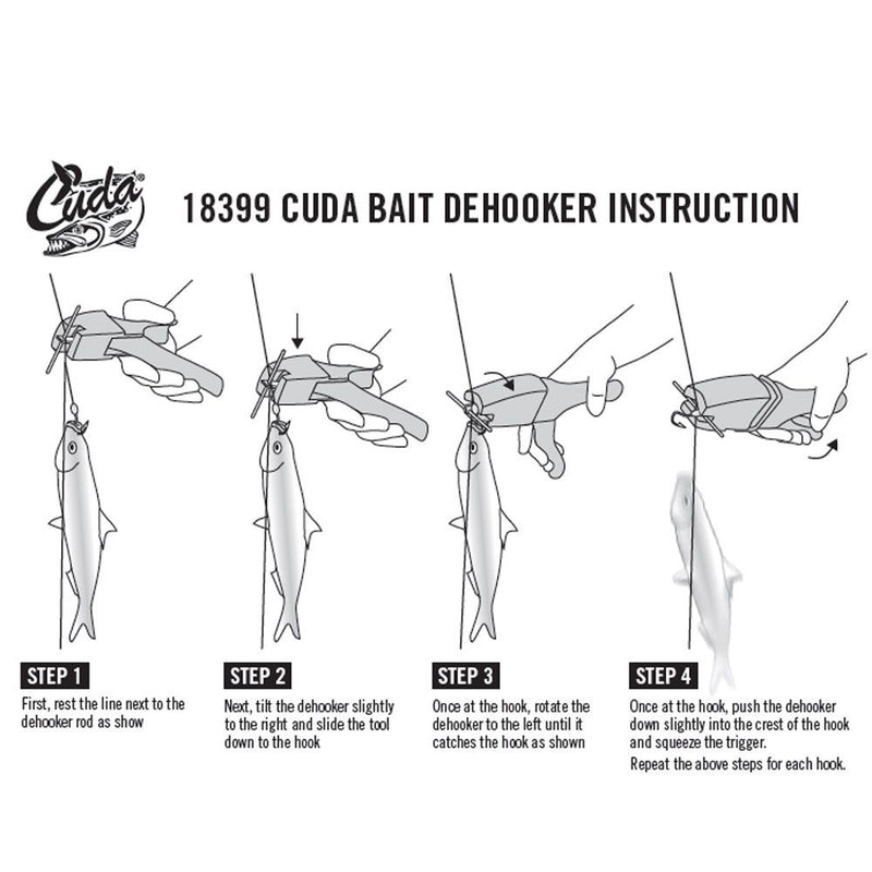 Cuda 18399 Bait Dehooker - Designed for use with Sabiki Rigs
