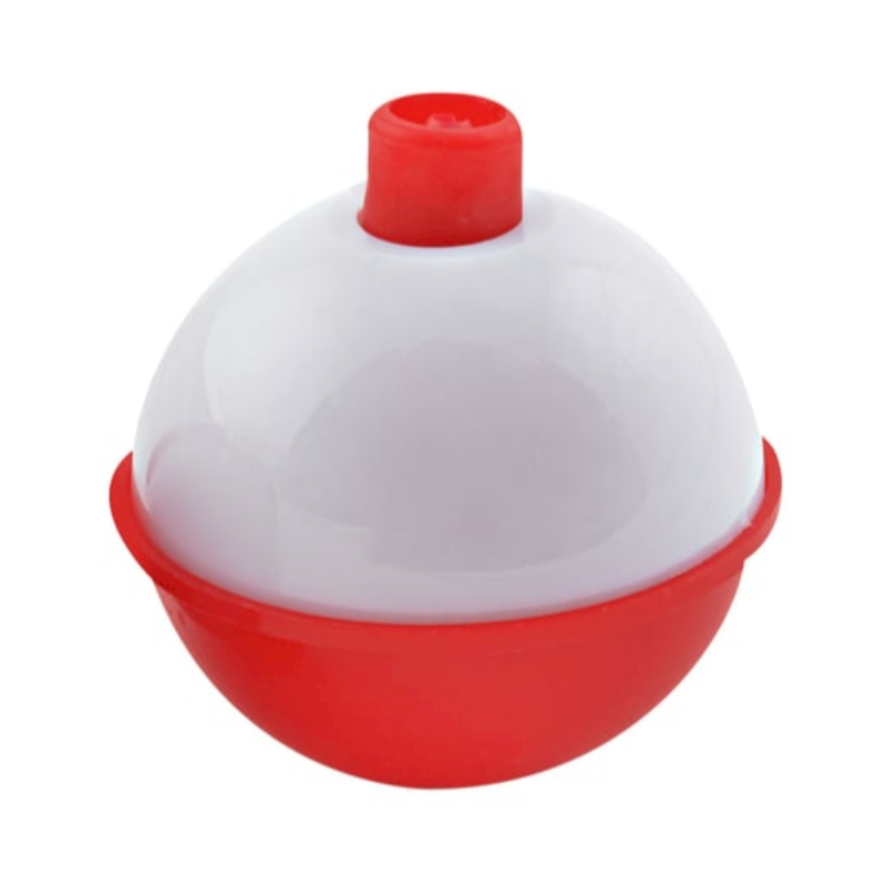 Danielson B8130BUL200 Snap-On Unweighted Bobber Plastic Float Red/White 2" 1-piece