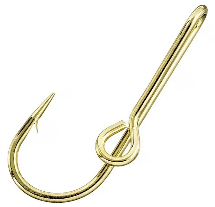 Eagle Claw 155AH-GOLD Hat/Tie Clasp Hook, Gold, 1/pk