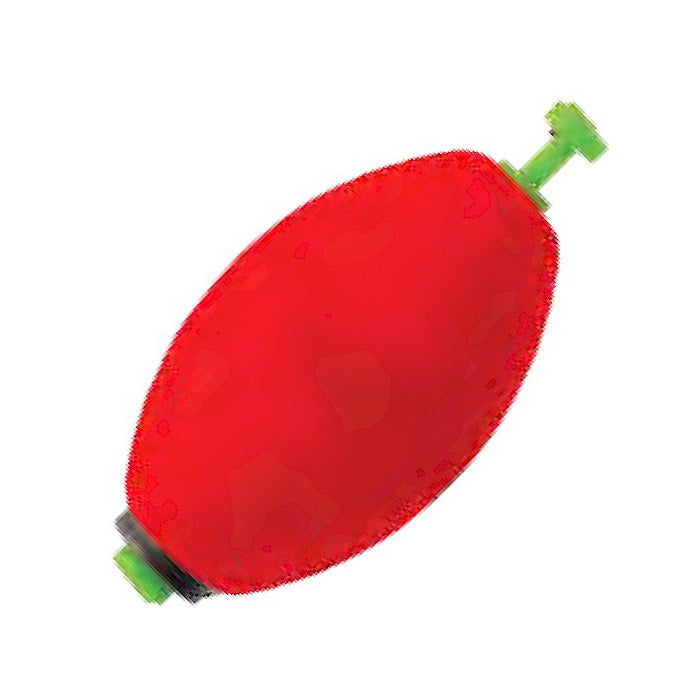 Eagle Claw FFOWR-2 Foam Float Oval Weighted Red 2"