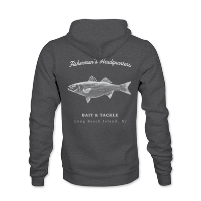 Fish Heads Striped Bass Mineral Wash Hoodie