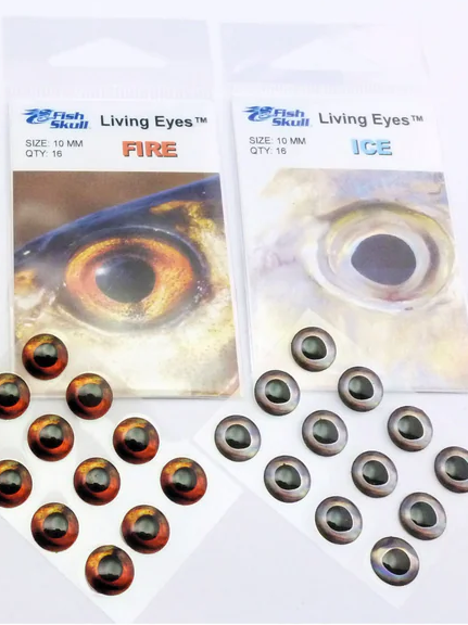 Fish Skull Living Eyes 3D Adhesive Eyes