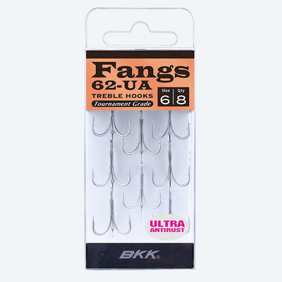 BKK Fangs-62 Treble Hooks