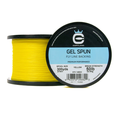 Cortland Gel Spun Fly Line Backing - Yellow