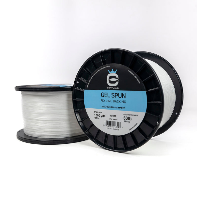 Cortland Gel Spun Fly Line Backing - White