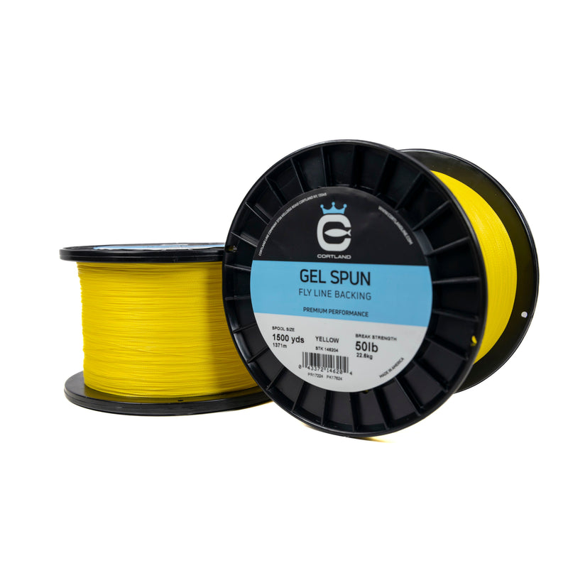 Cortland Gel Spun Fly Line Backing - Yellow