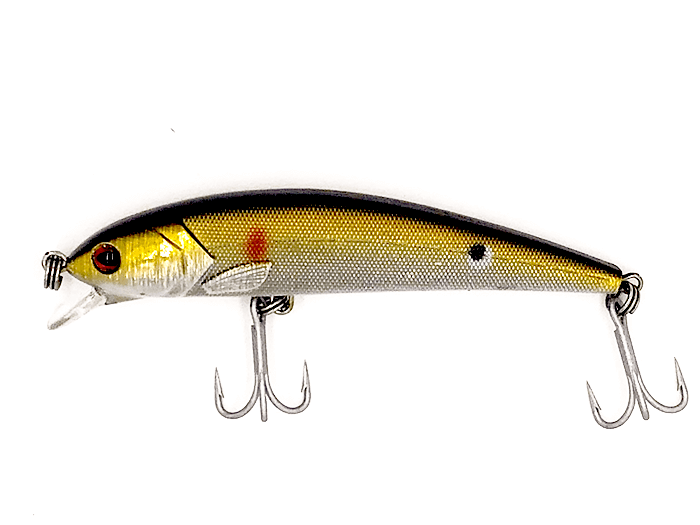 bulk memph fishing lures Guides Secret Mucho Minnow Lure 4-3/4" 3/4oz / 3D Bunker