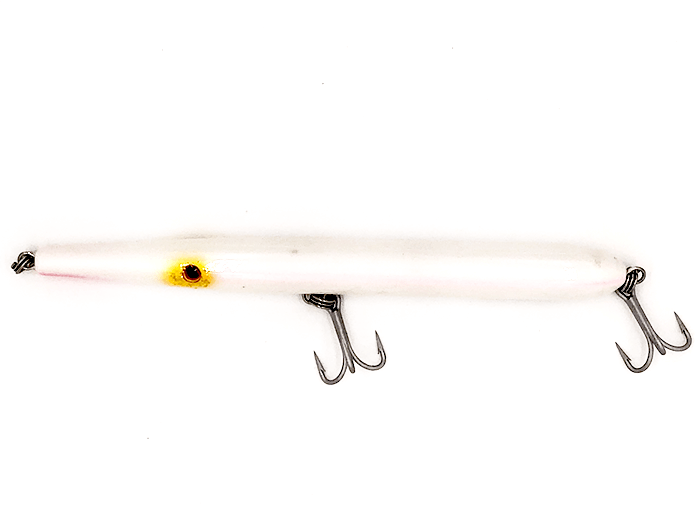 fish stick lure Guides Secret Shore Catch Needle Stick Lures PPB Pearl/Pink Blush