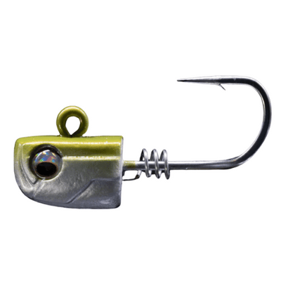 No Live Bait Needed Jig Heads For 3" Paddle Tail Softbait
