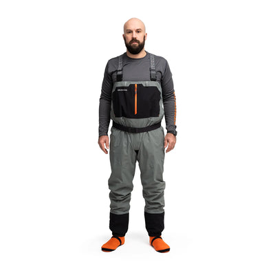 Grundens Men's Bedrock Stocking Foot Waders