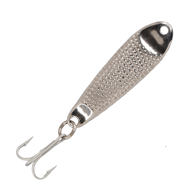 Hopkins Shorty Hammered Spoon w/ Plain Treble Stainless Steel
