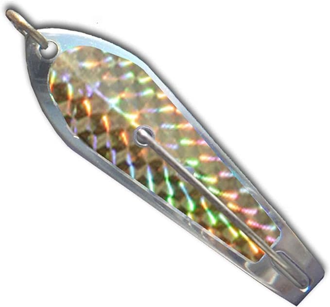 Huntington 0-GFS Original Drone Spoon, 2 1/4", 1/6 oz, 3/0 Hook, Gold Flash Scale