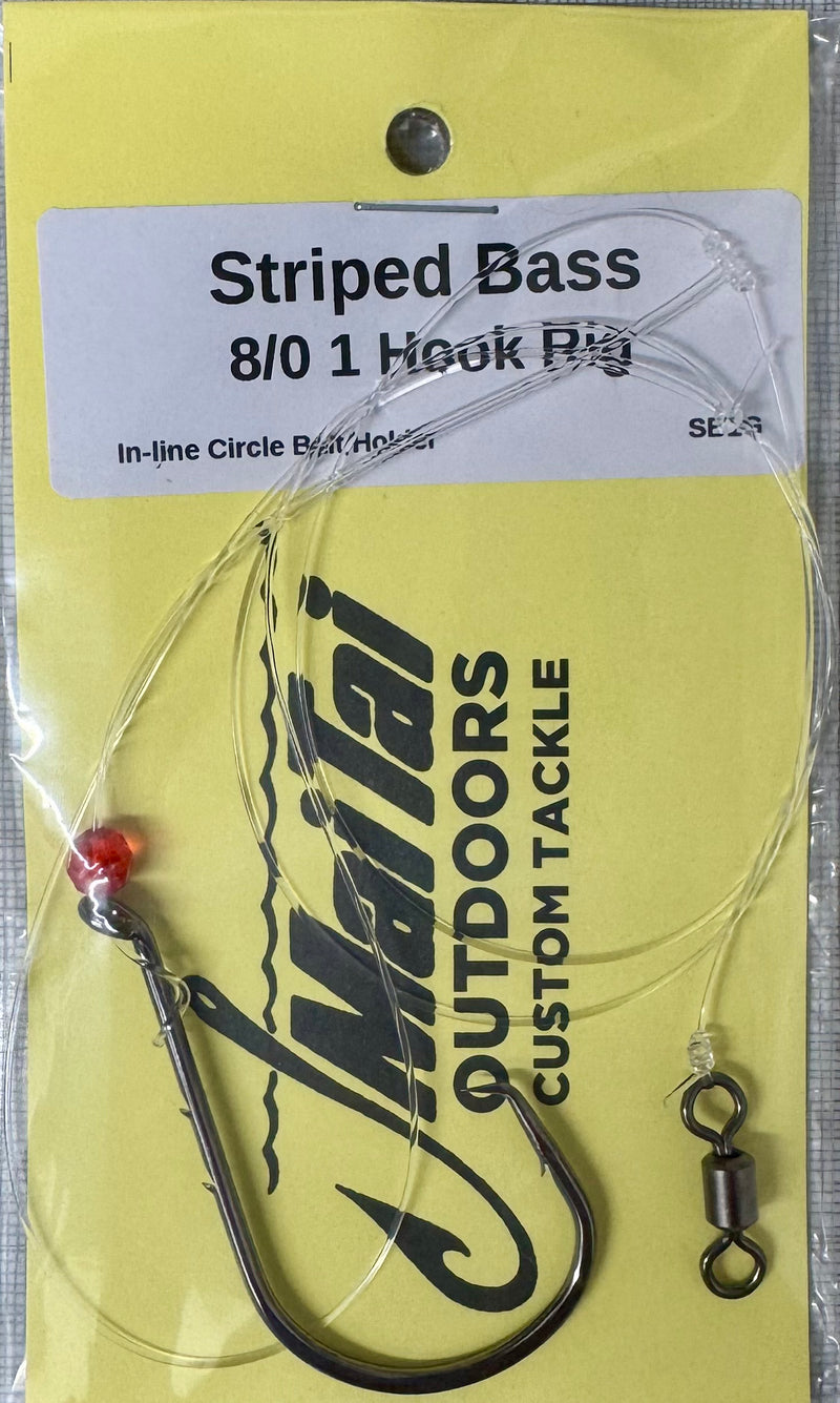MaiTai Single Drop Striped Bass Rigs