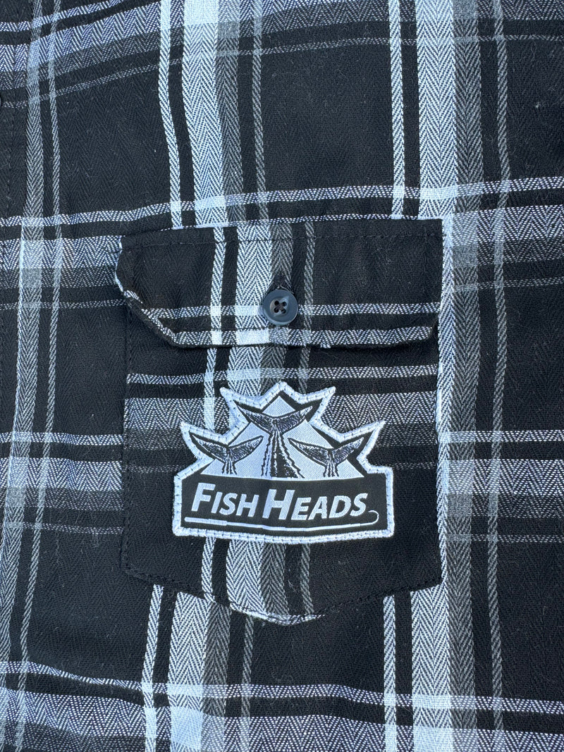 Fish Heads Triple Tuna Tail Quilted Flannel